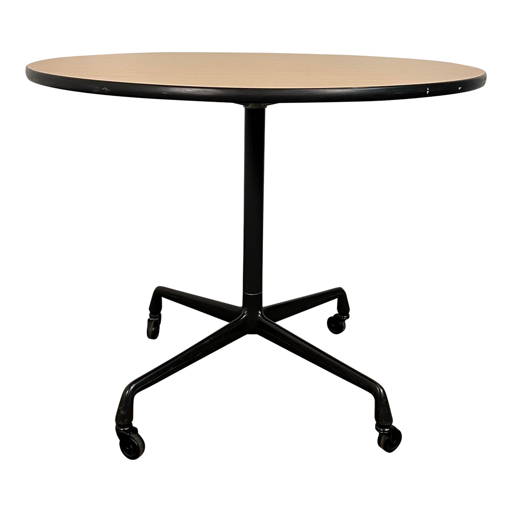 Mid-Century Modern Herman Miller Eames Aluminum Group Cafe Table