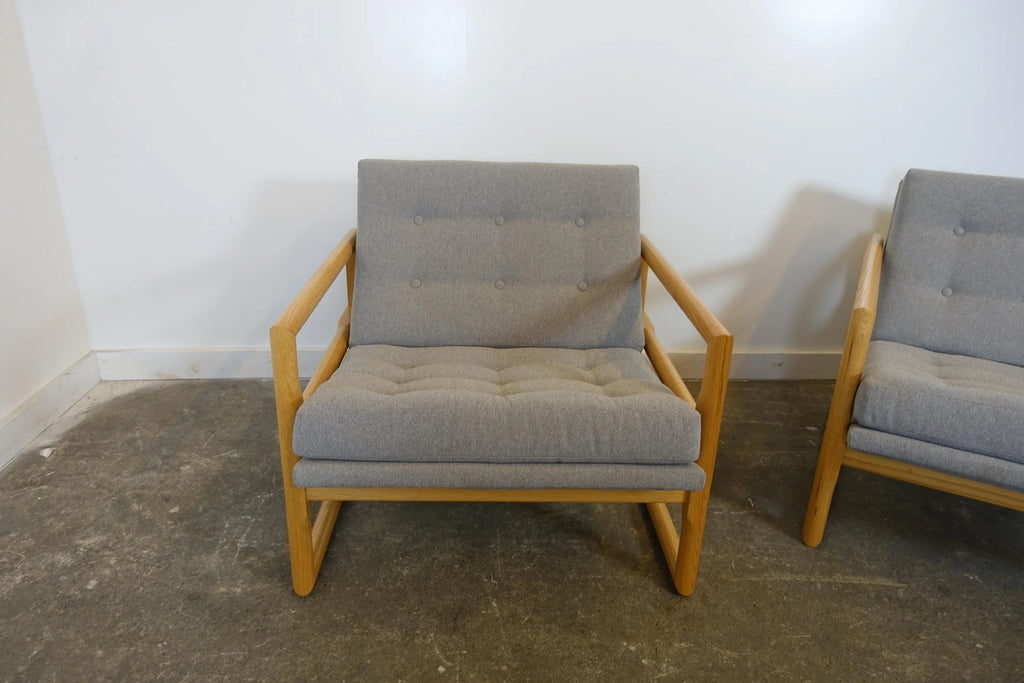 Pair of Mid Century Modern Inspired Club Chairs
