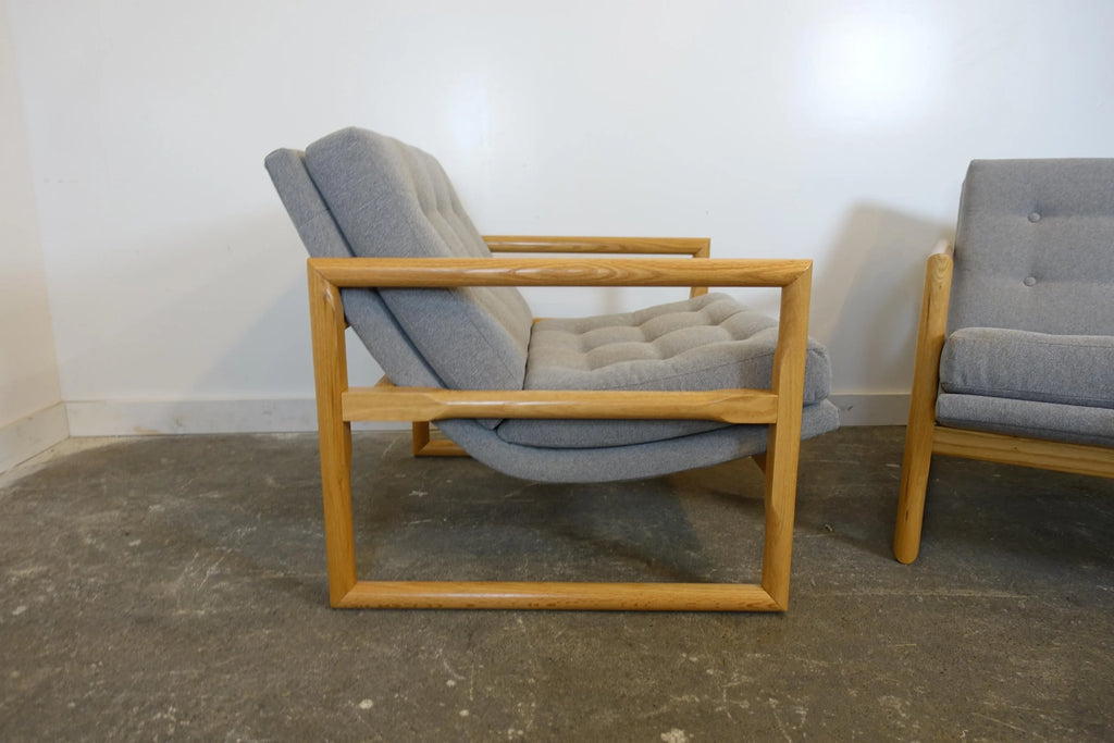 Pair of Mid Century Modern Inspired Club Chairs