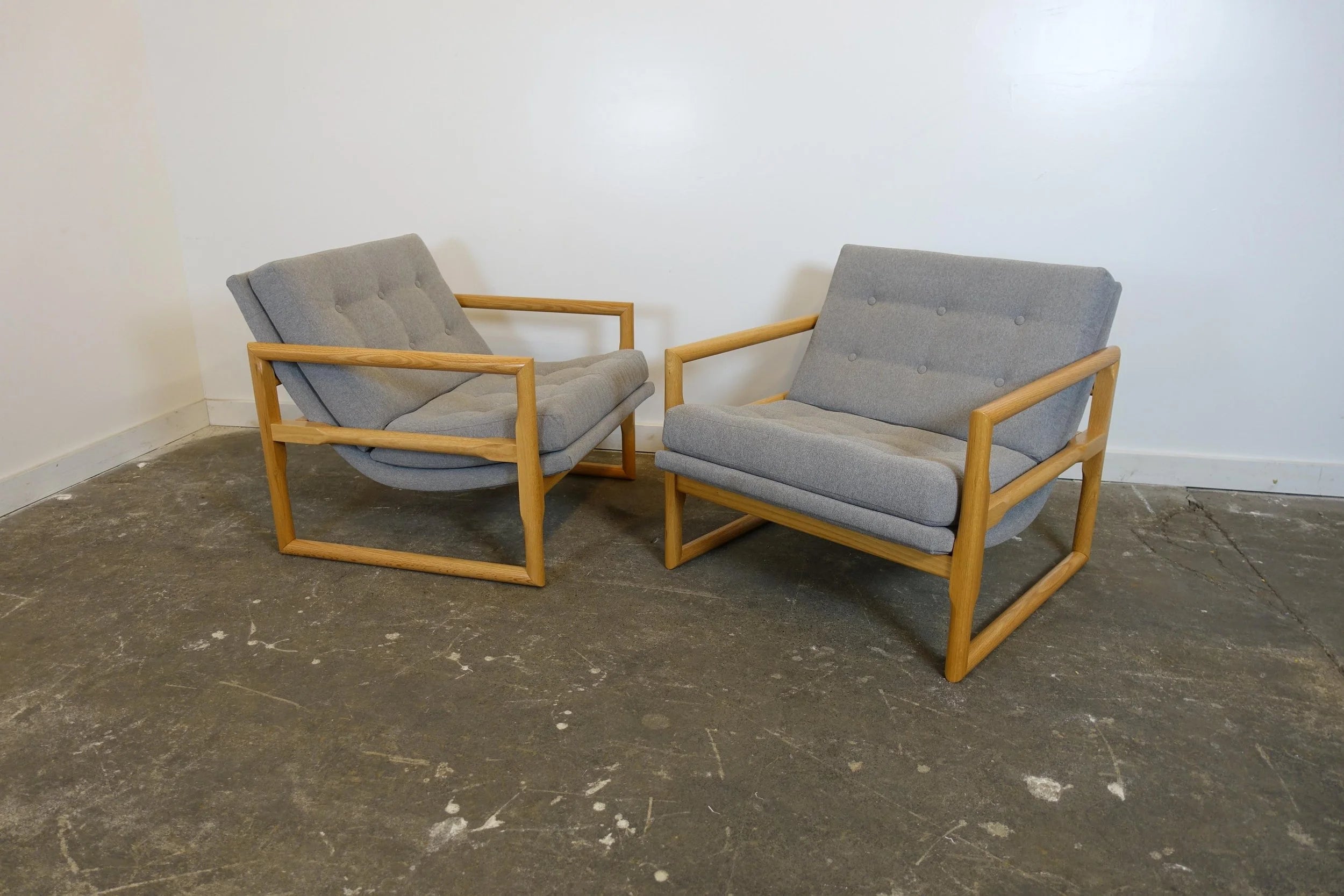 Pair of Mid Century Modern Inspired Club Chairs