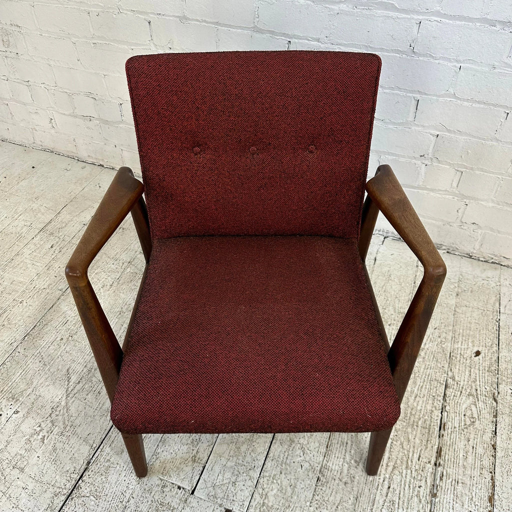 Mid-Century Modern Jen Risom Lounge Armchair