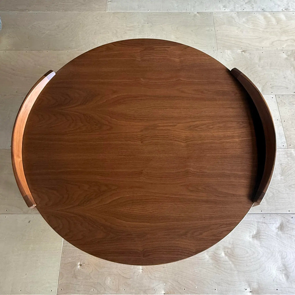 Mid-Century Modern Jens Risom Restored Walnut Coffee Table