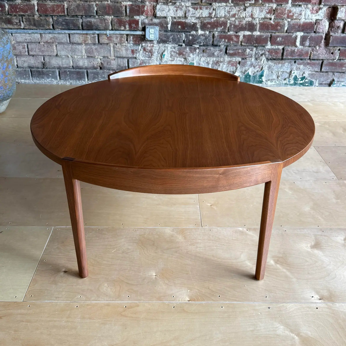 Mid-Century Modern Jens Risom Restored Walnut Coffee Table