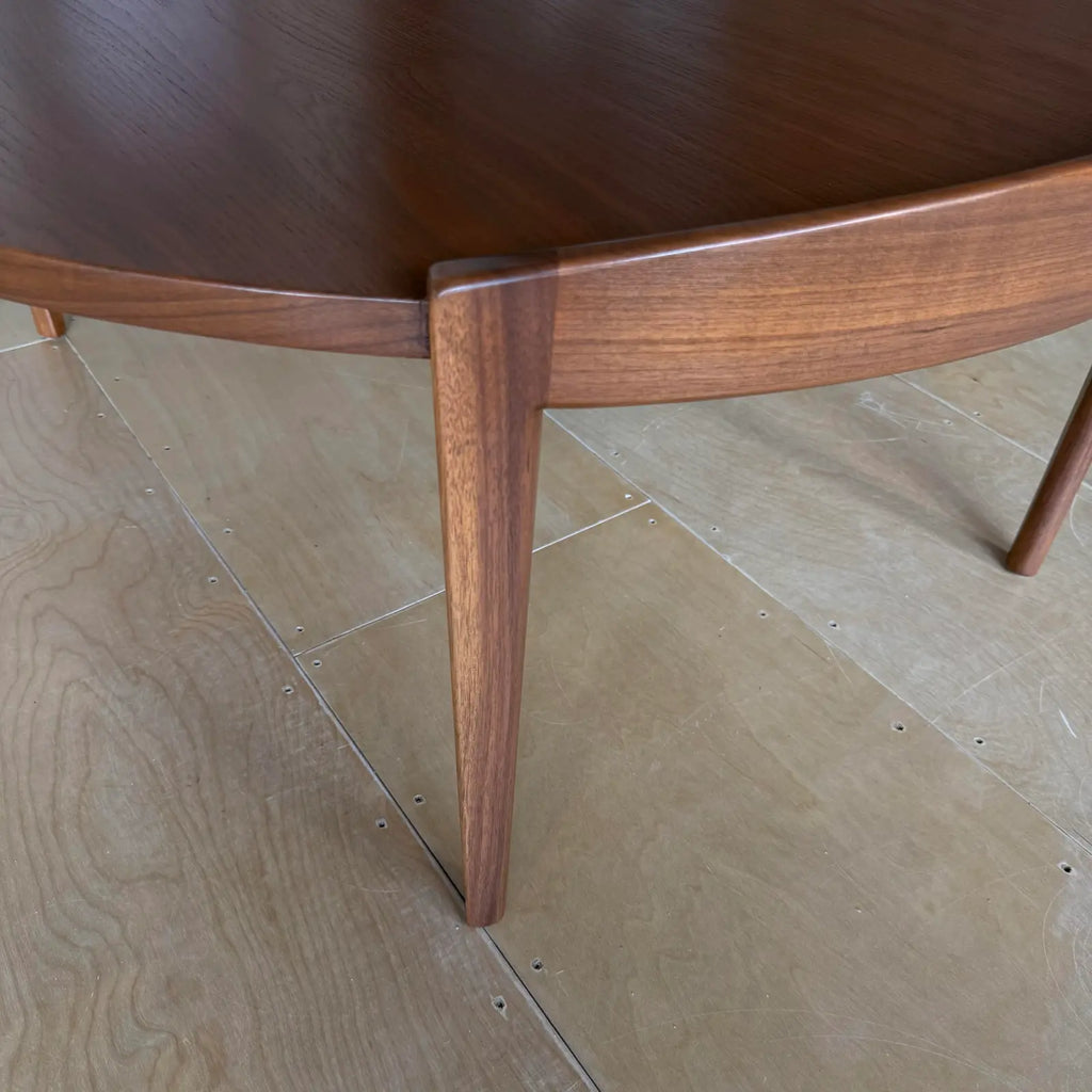 Mid-Century Modern Jens Risom Restored Walnut Coffee Table