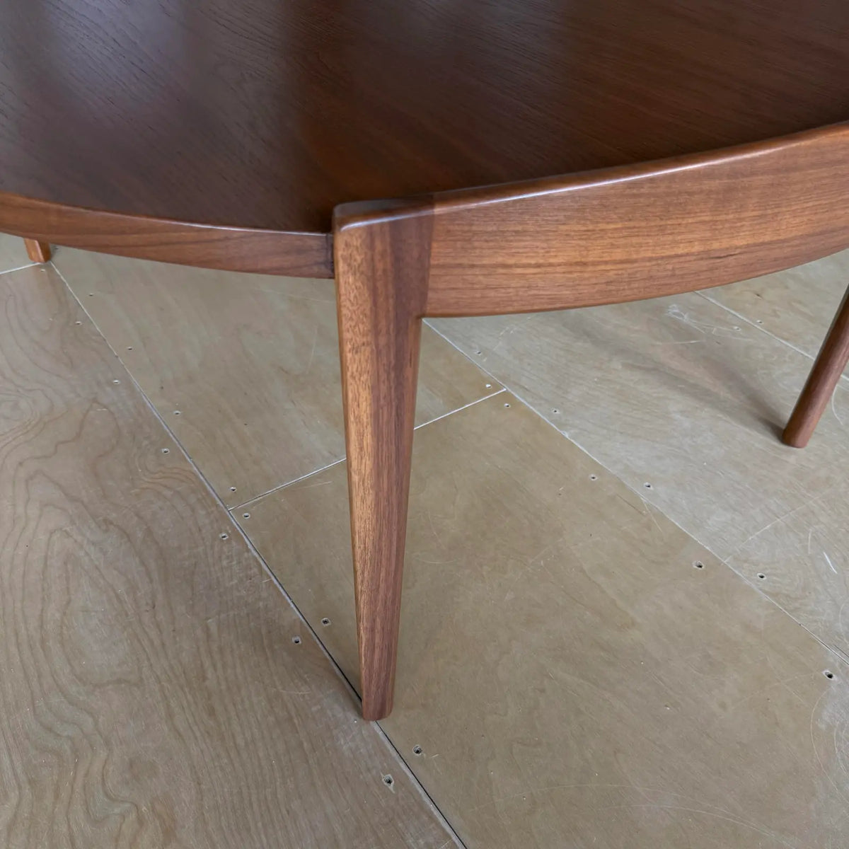 Mid-Century Modern Jens Risom Restored Walnut Coffee Table