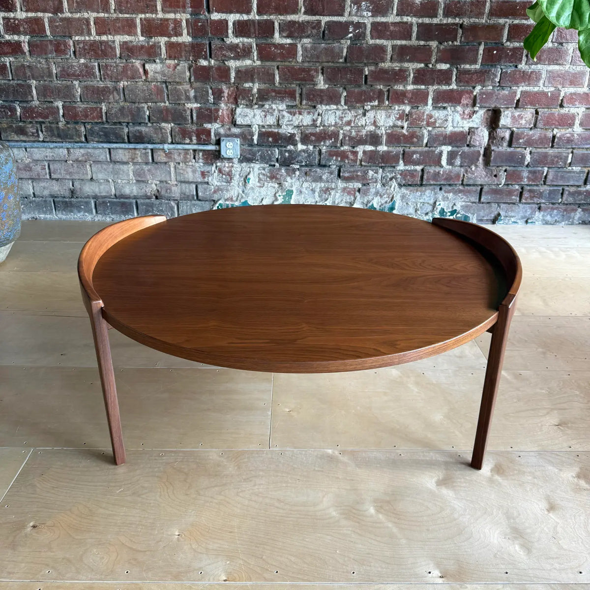 Mid-Century Modern Jens Risom Restored Walnut Coffee Table