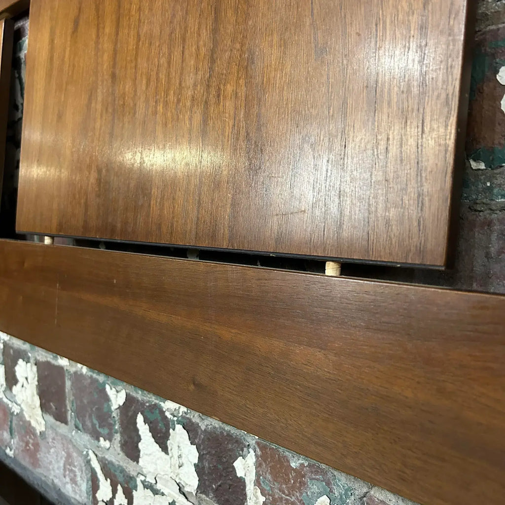 Mid Century Modern King Size Headboard in the Style of Paul McCobb