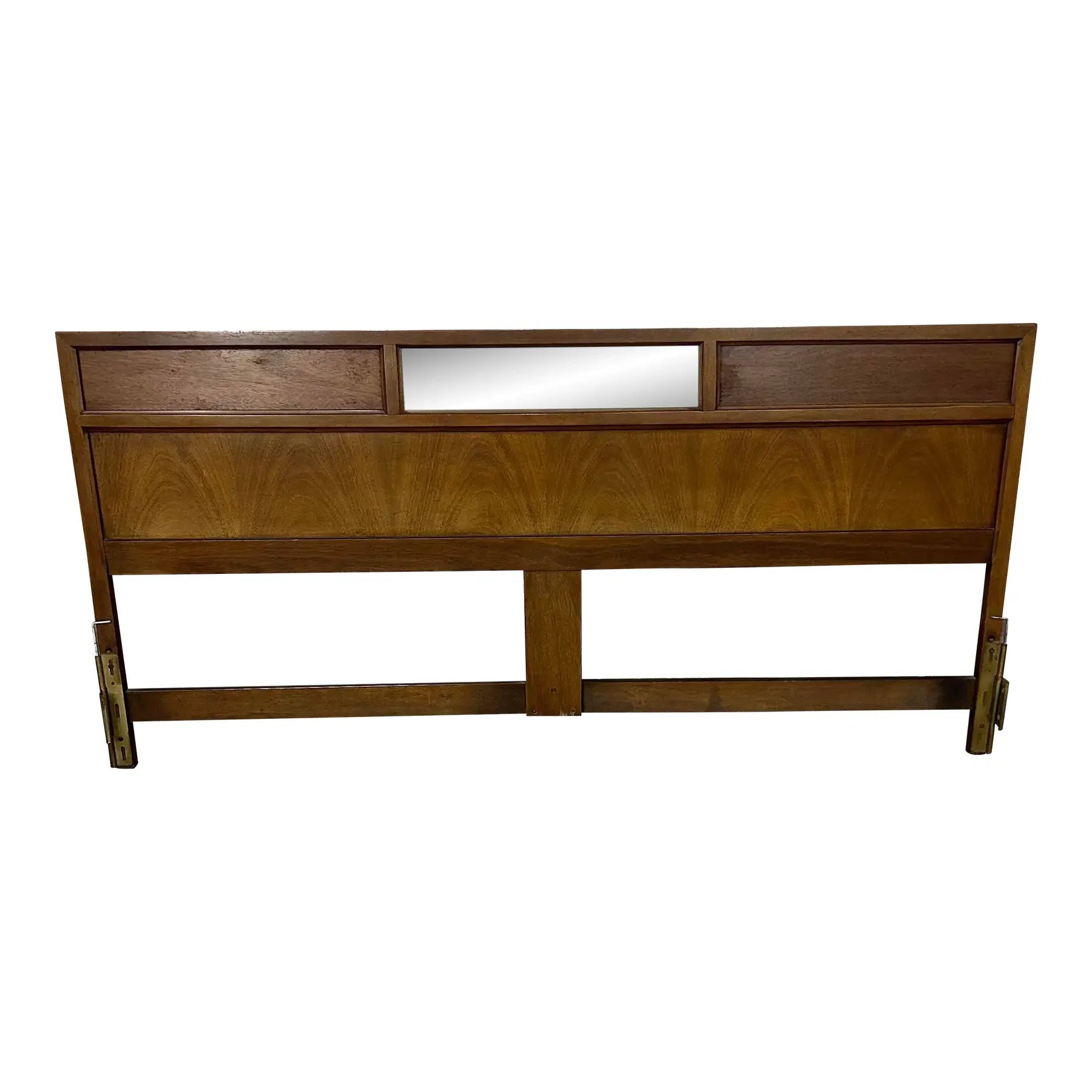 Mid Century Modern King Size Headboard With Reversible Panels