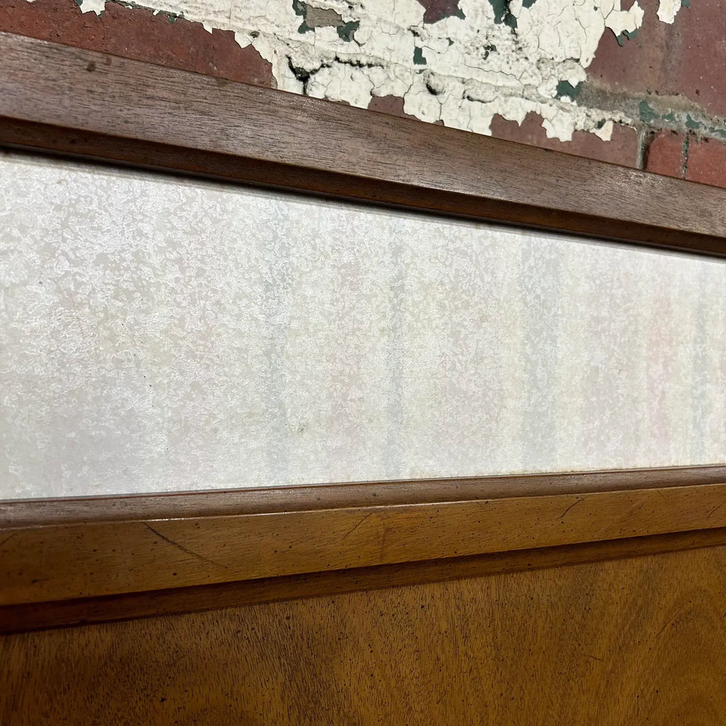 Mid Century Modern King Size Headboard With Reversible Panels