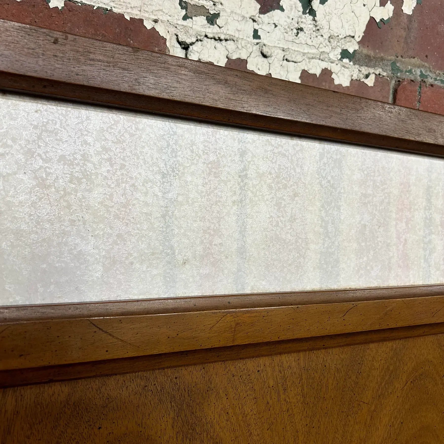 Mid Century Modern King Size Headboard With Reversible Panels