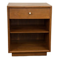 Mid Century Modern Kipp Stewart for Drexel Decleration Walnut Nightstand