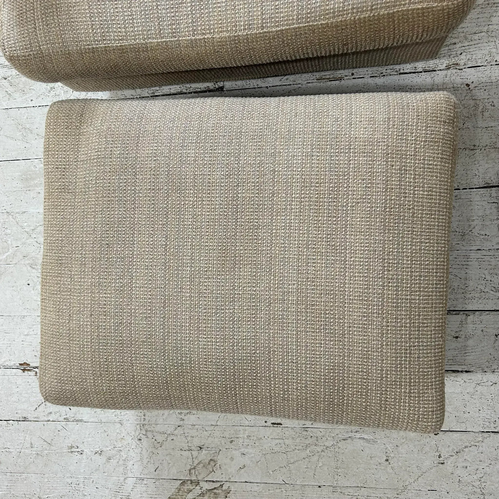 Mid Century Modern Lounge Chair With Ottoman Selig (Needs Recovered)