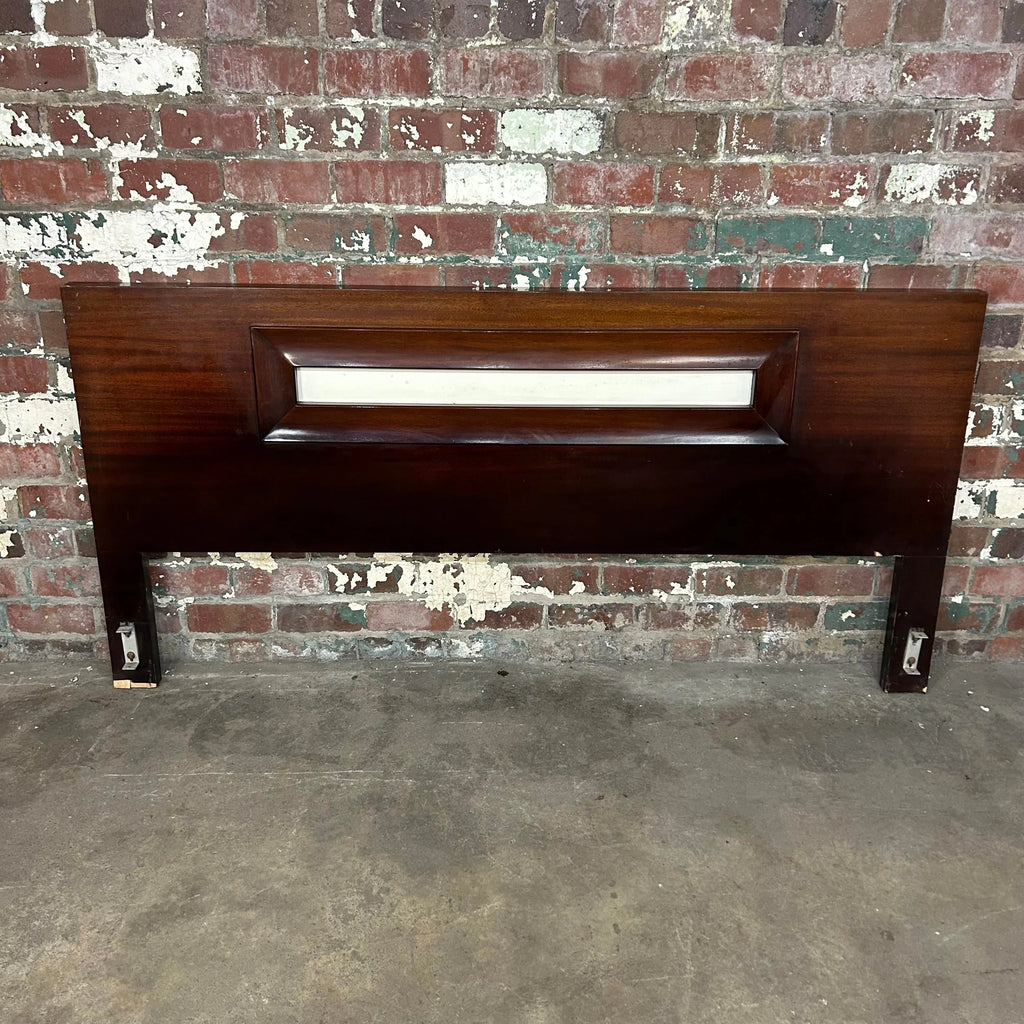 Mid Century Modern Mahogany King Size Headboard
