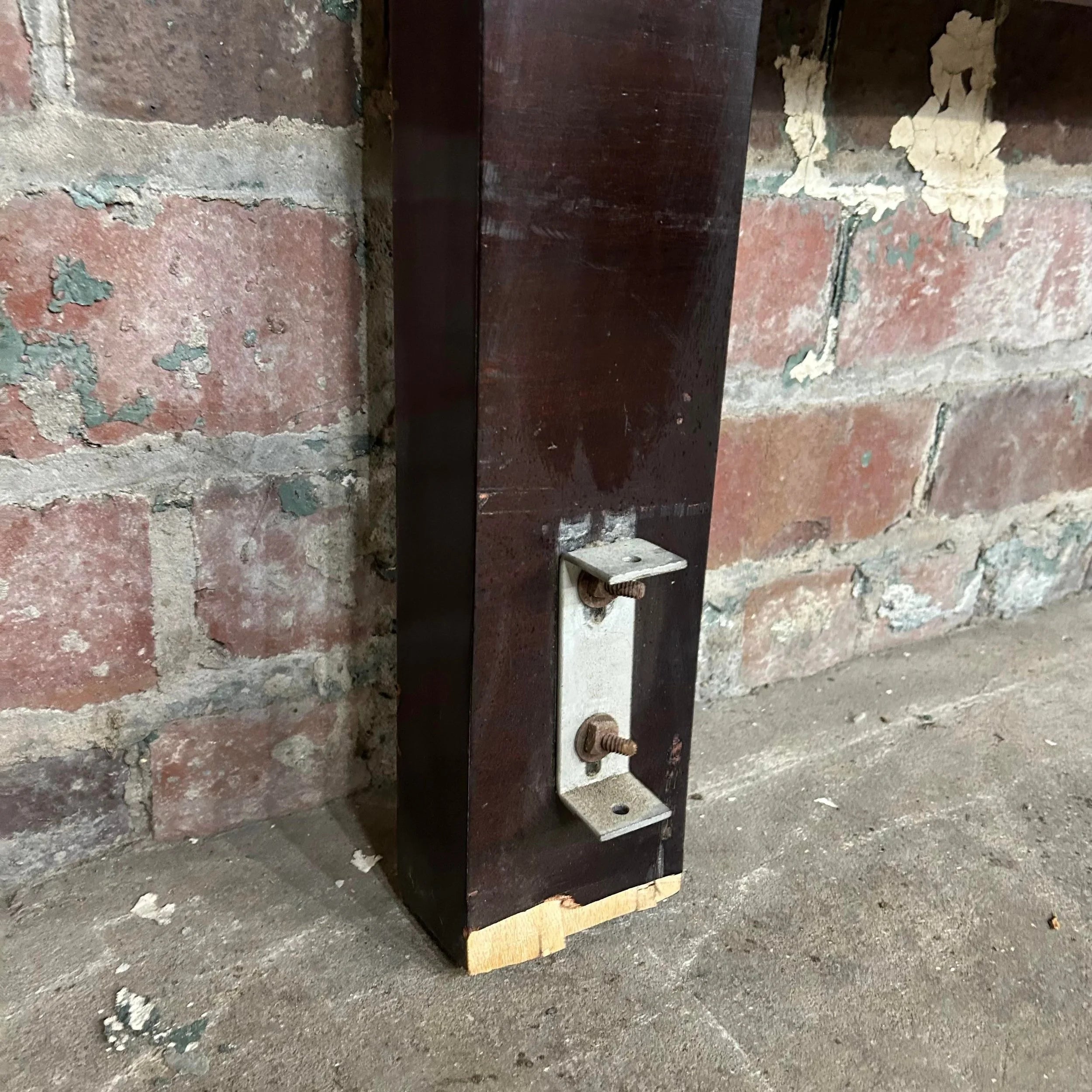 Mid Century Modern Mahogany King Size Headboard