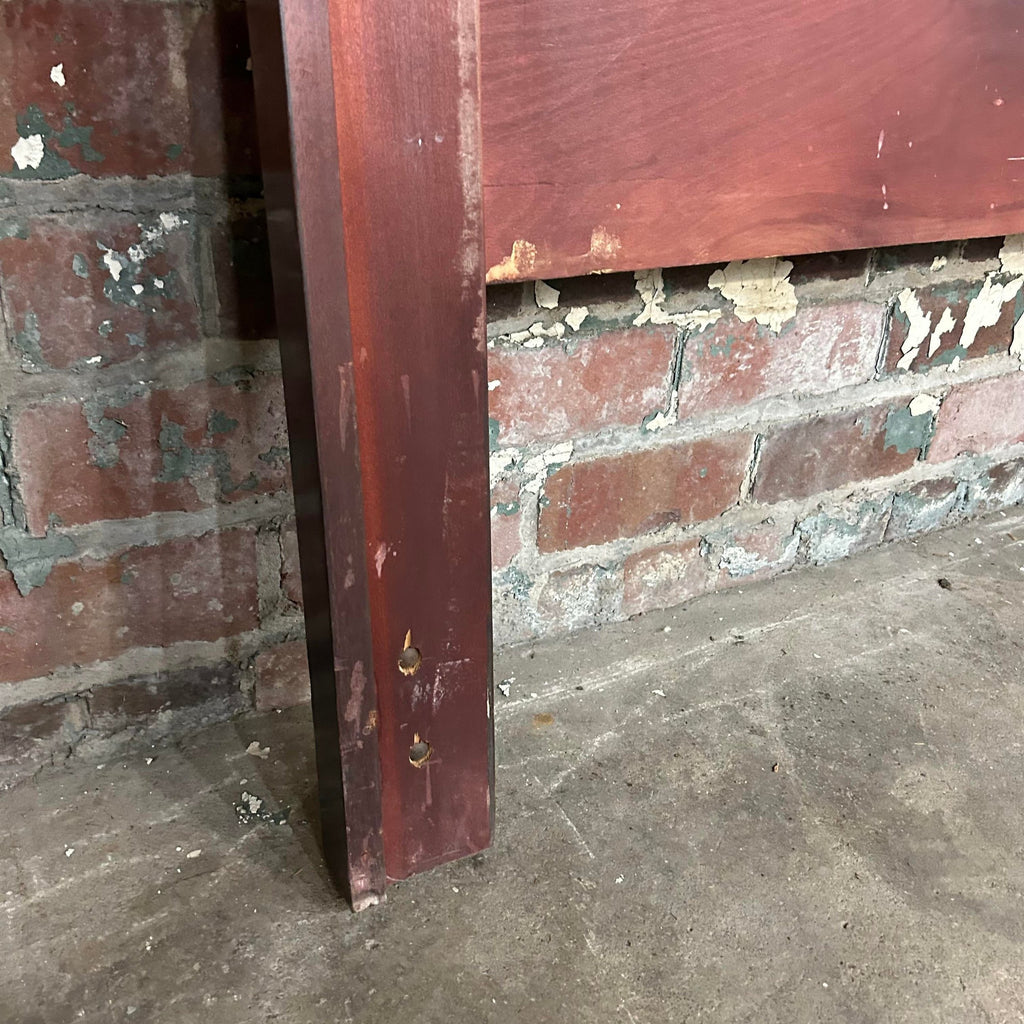 Mid Century Modern Mahogany King Size Headboard