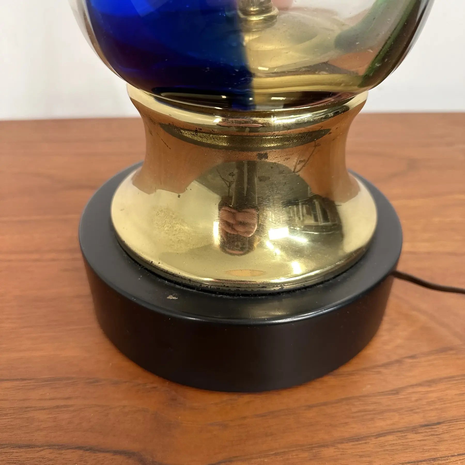 Mid Century Modern Murano Blown Glass Table Lamp