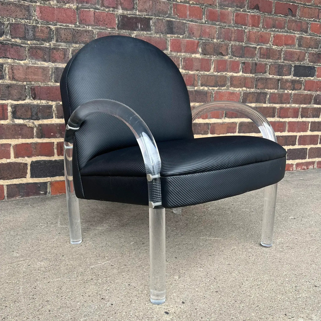 Mid Century Modern Pace Lucite Club Chair