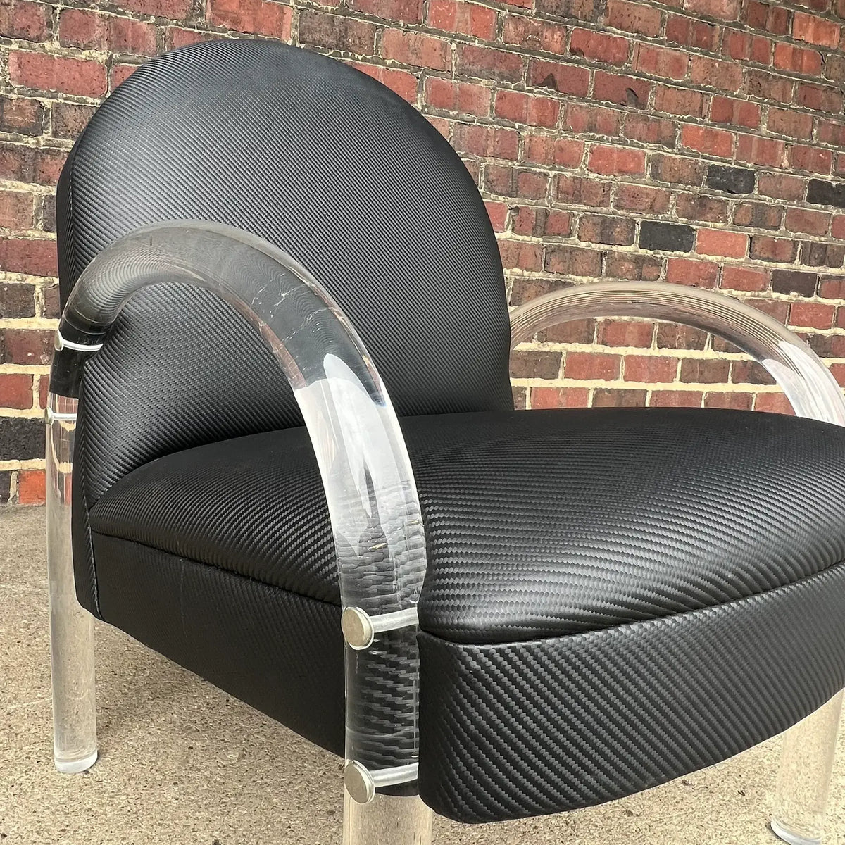 Mid Century Modern Pace Lucite Club Chair