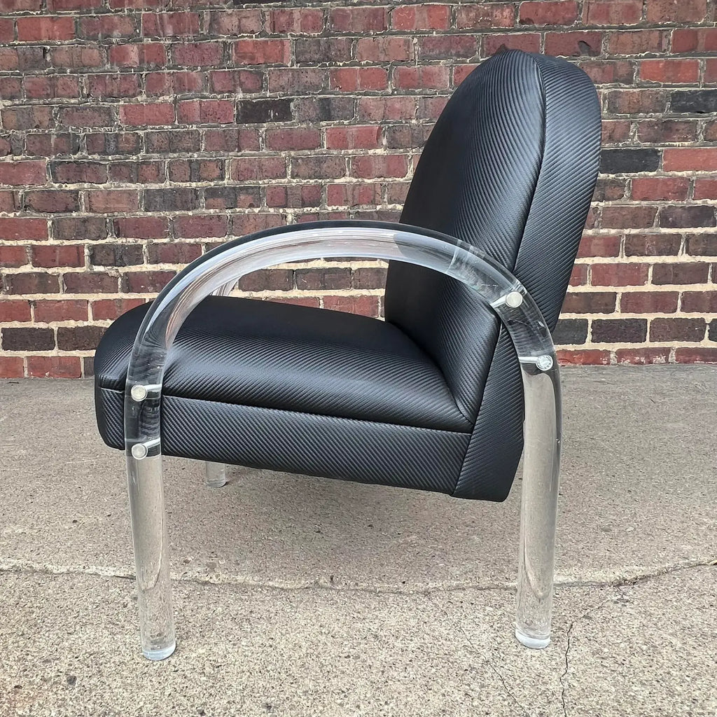 Mid Century Modern Pace Lucite Club Chair