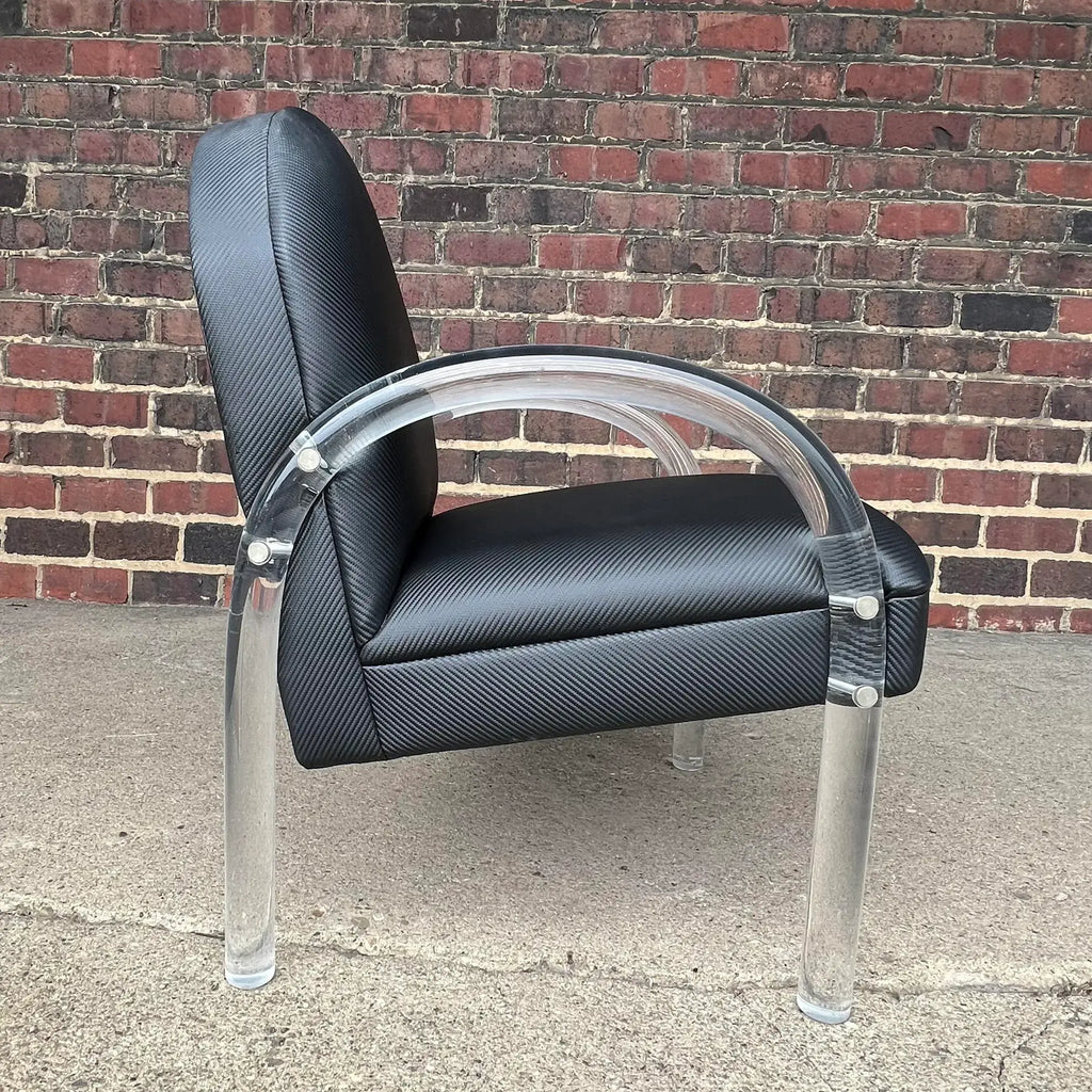Mid Century Modern Pace Lucite Club Chair