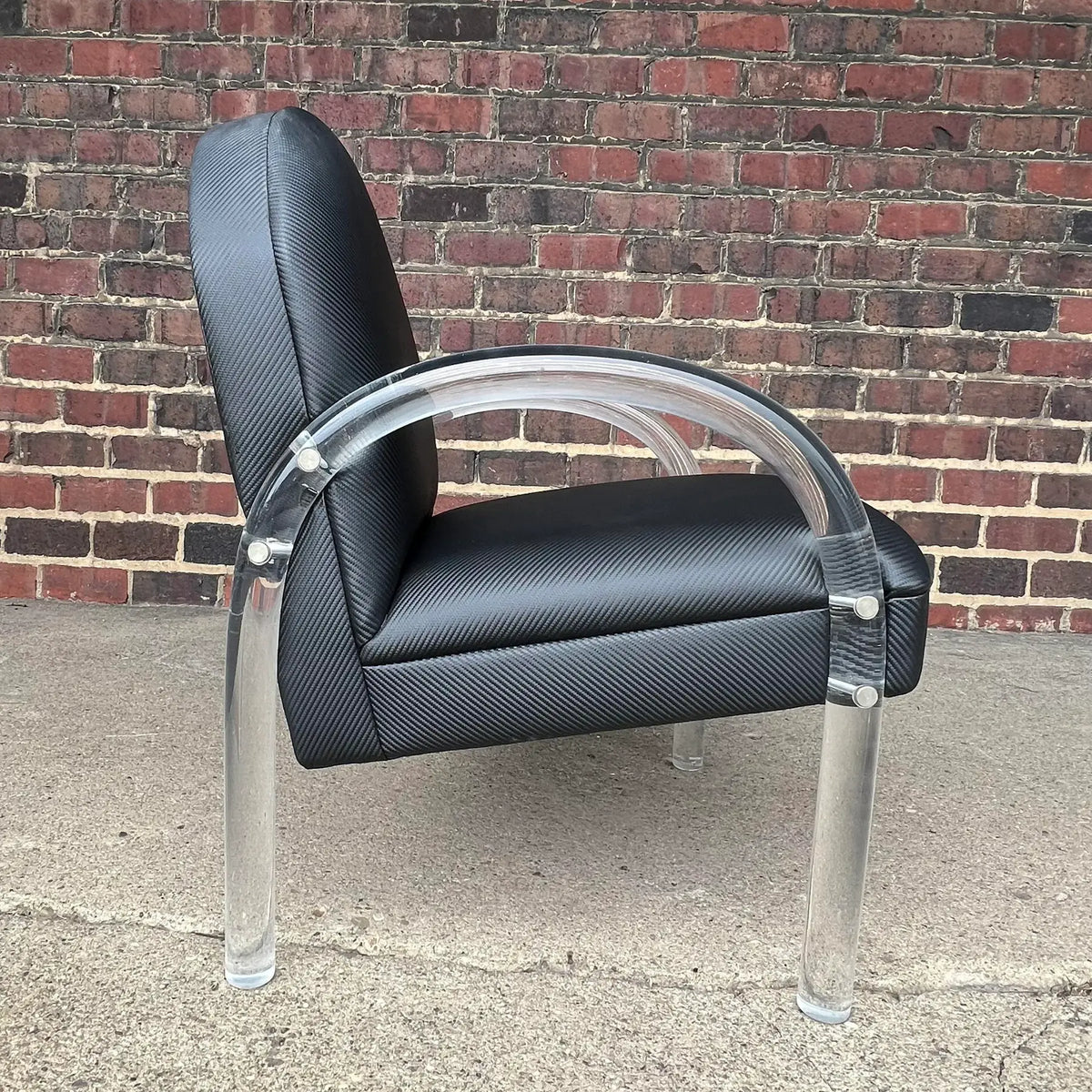 Mid Century Modern Pace Lucite Club Chair