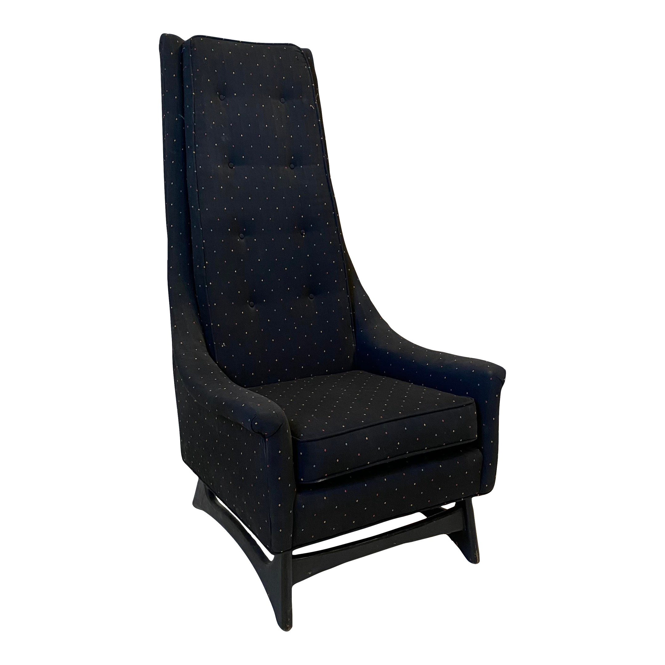 Pearsall Style Tall Back Chair
