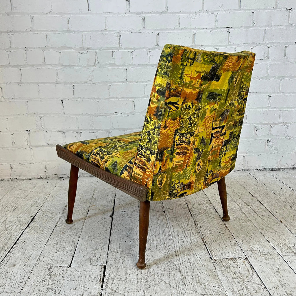 Patterned Slipper Chair