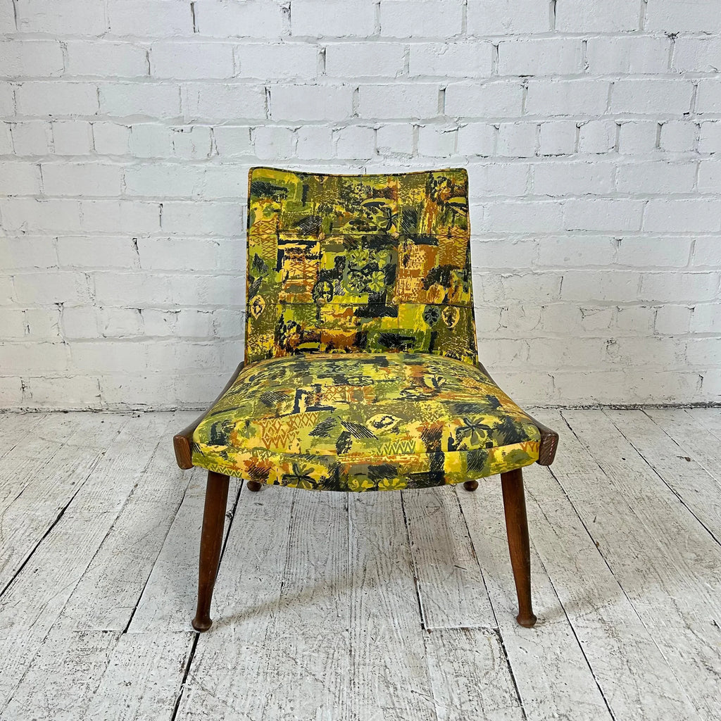 Patterned Slipper Chair