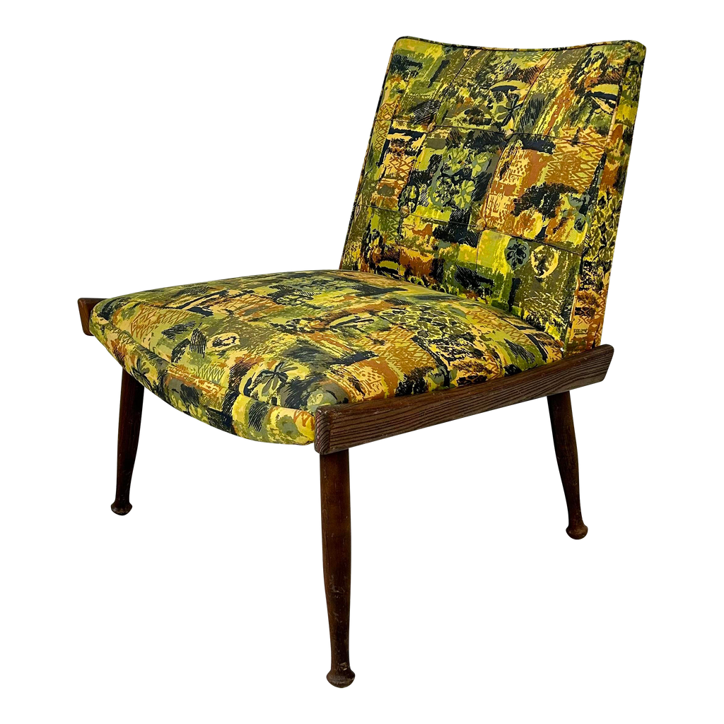 Patterned Slipper Chair