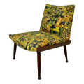 Patterned Slipper Chair