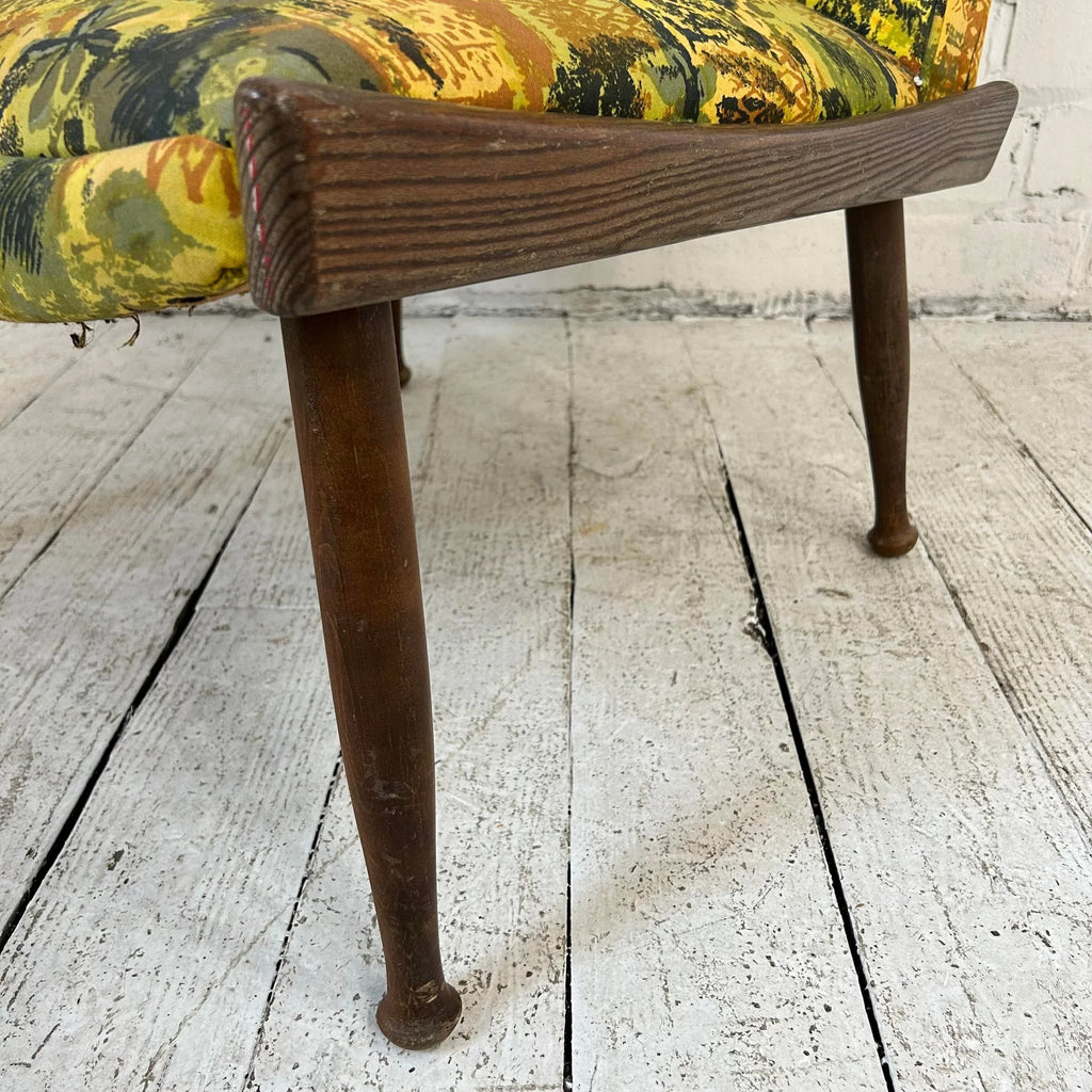 Patterned Slipper Chair