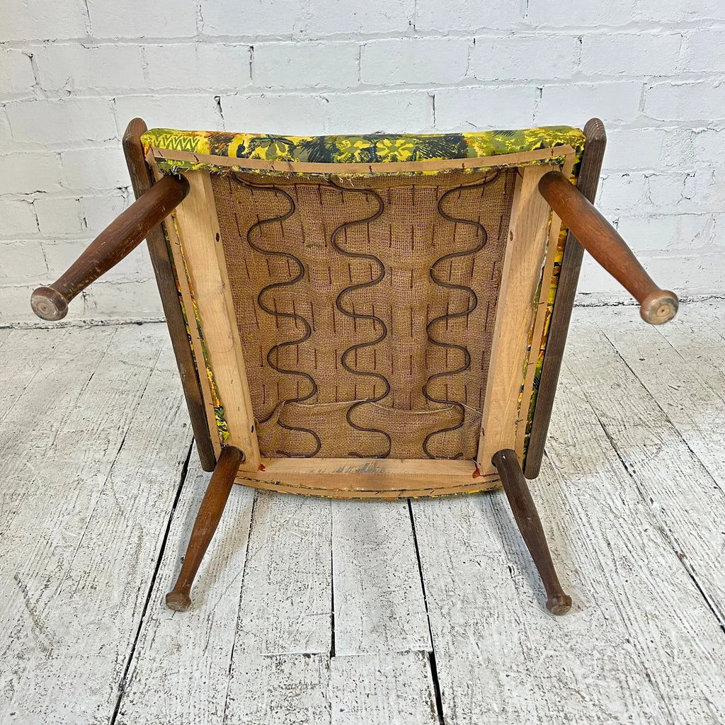 Patterned Slipper Chair
