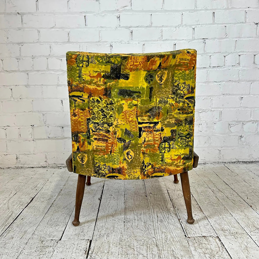 Patterned Slipper Chair
