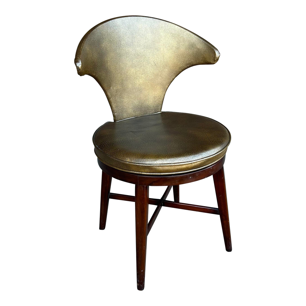 Mid Century Modern Swivel Chair Vanity Dunbar Style
