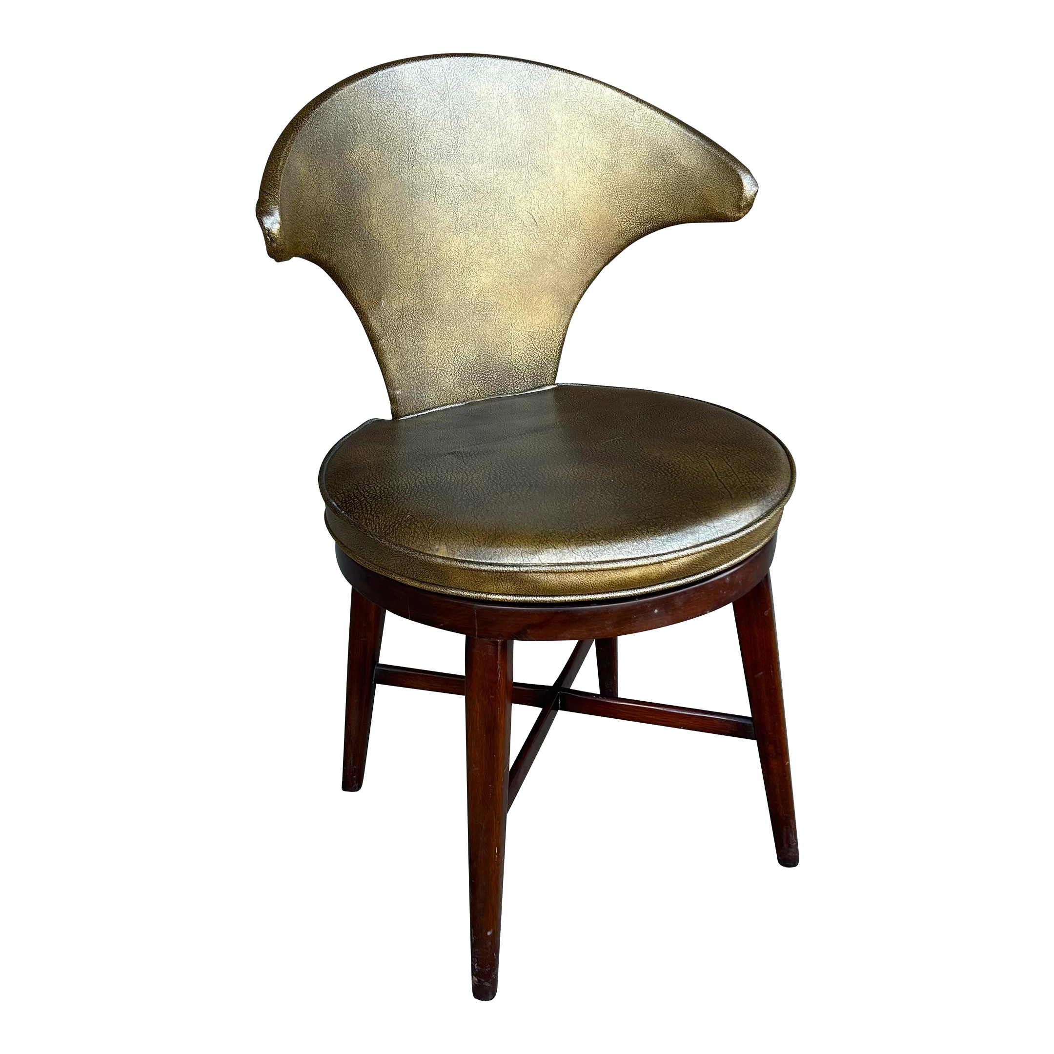 Mid Century Modern Swivel Chair Vanity Dunbar Style