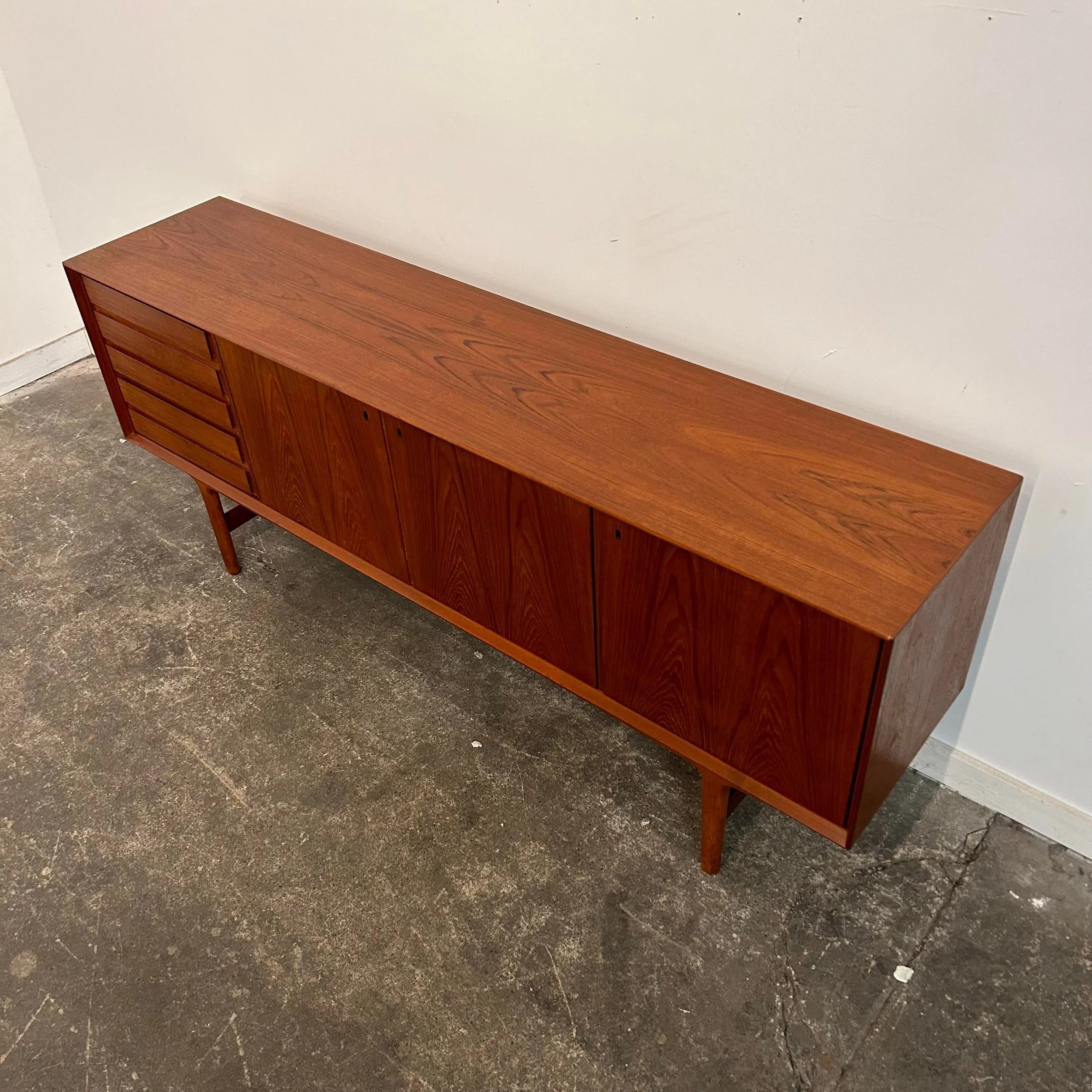 Norwegian Teak Credenza Sideboard