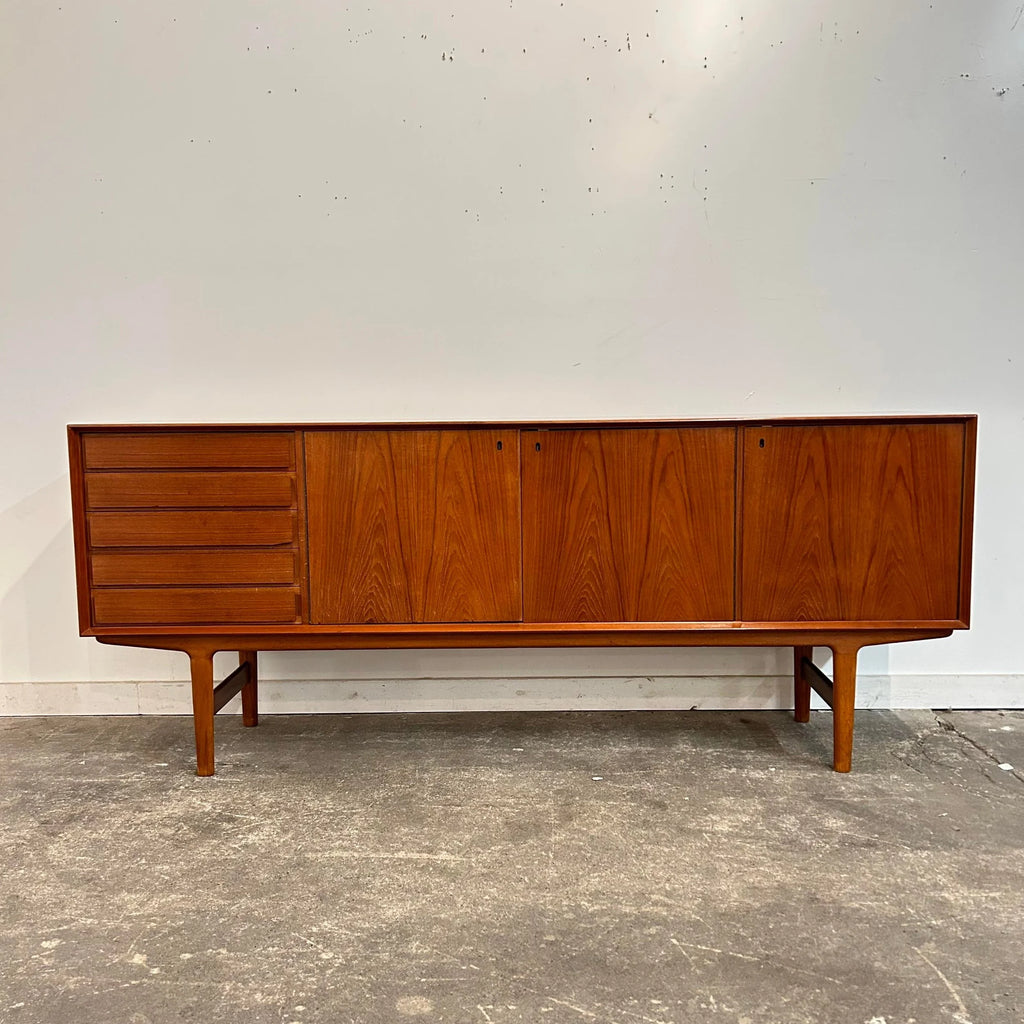Norwegian Teak Credenza Sideboard