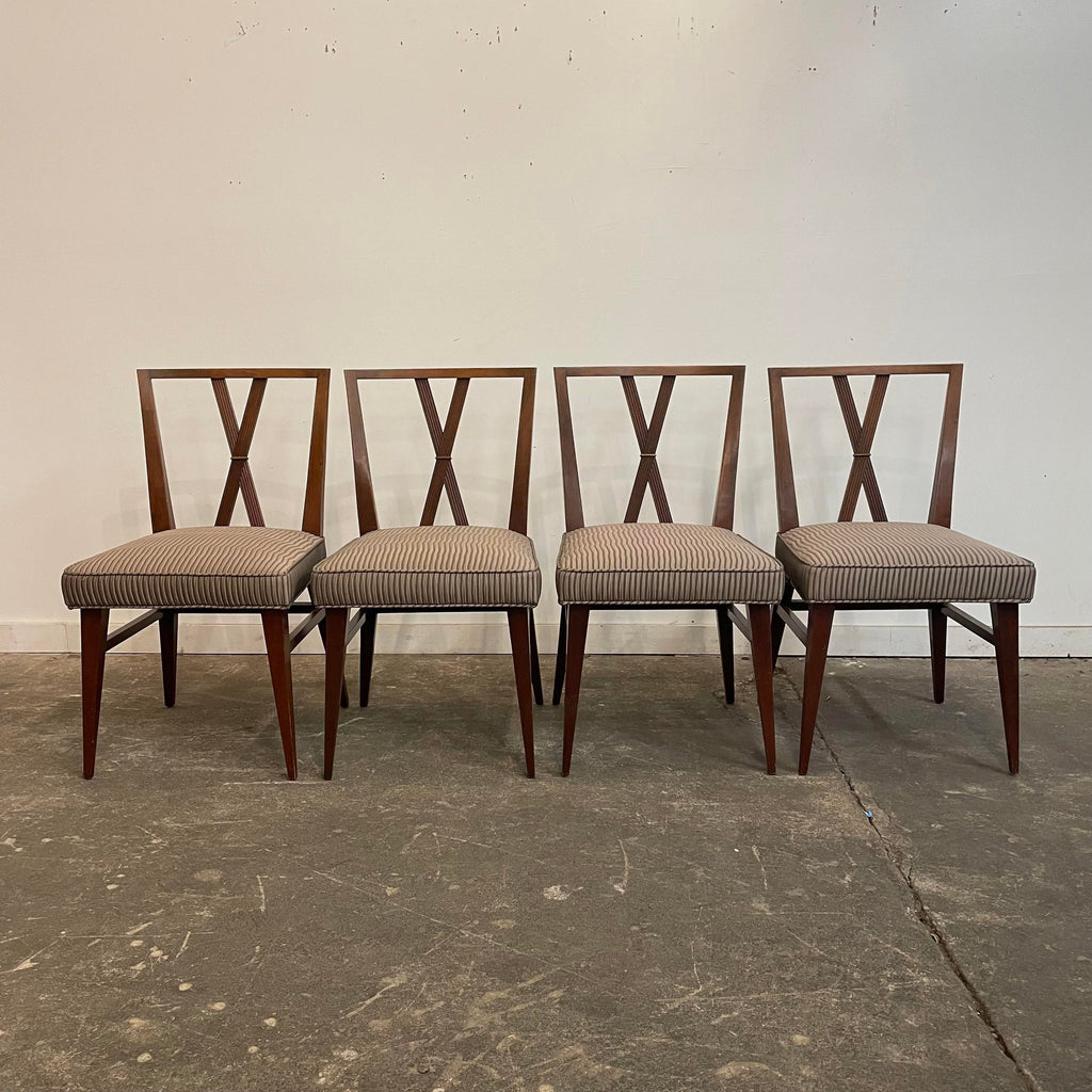 Set of 4 Tommi Parzinger Attributed Dining Chairs