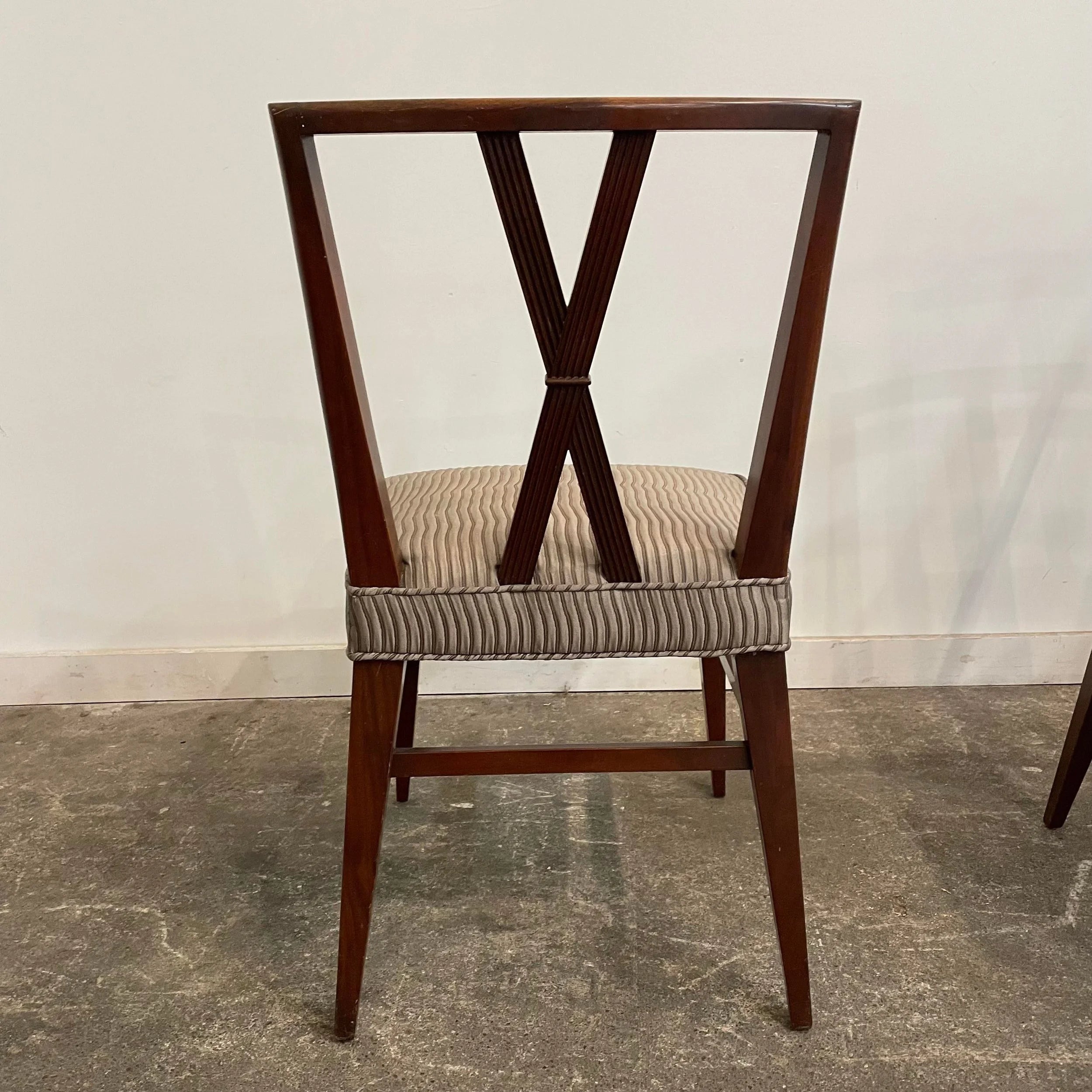 Set of 4 Tommi Parzinger Attributed Dining Chairs