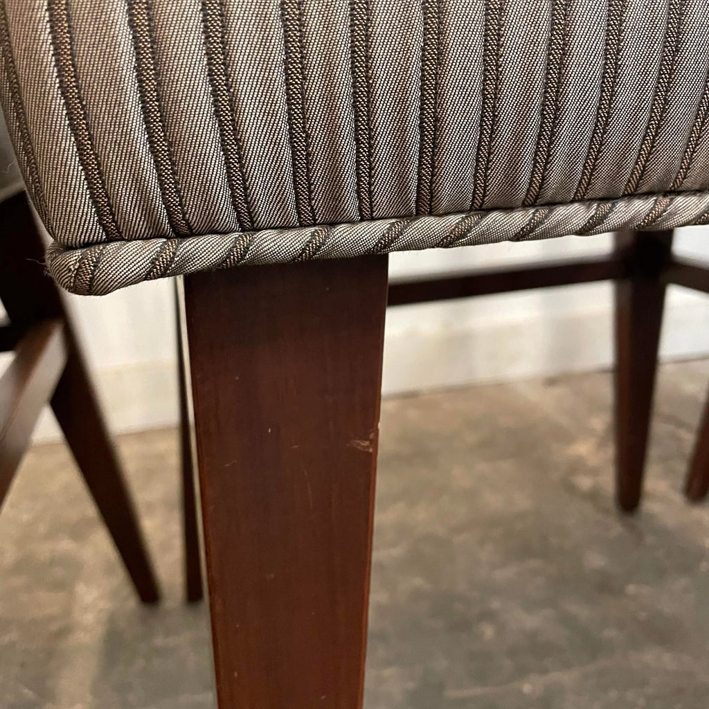 Set of 4 Tommi Parzinger Attributed Dining Chairs