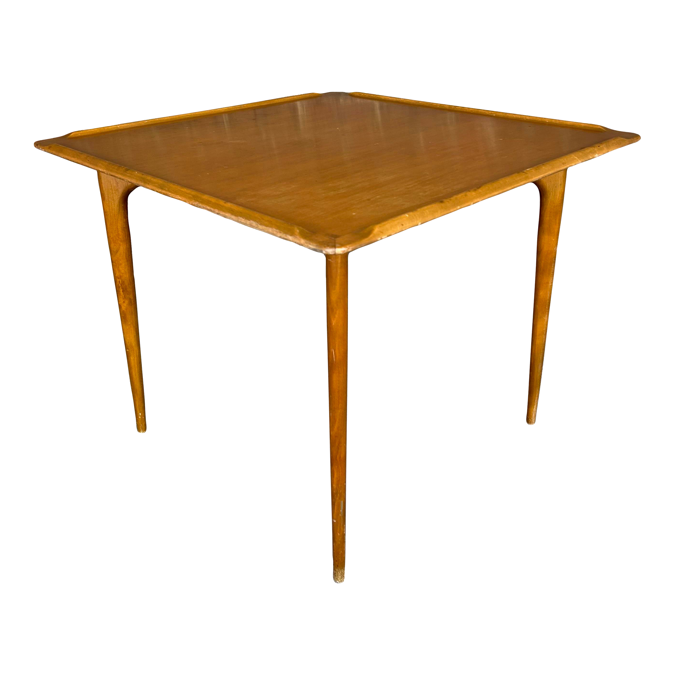 Mid Century Modern Walnut Game Table by Erik Christensen for Selig