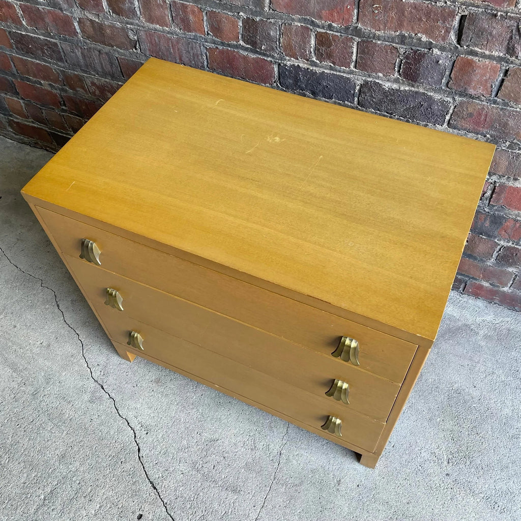 Widdicomb 3 Drawer Chest Cabinet With Brass Pulls