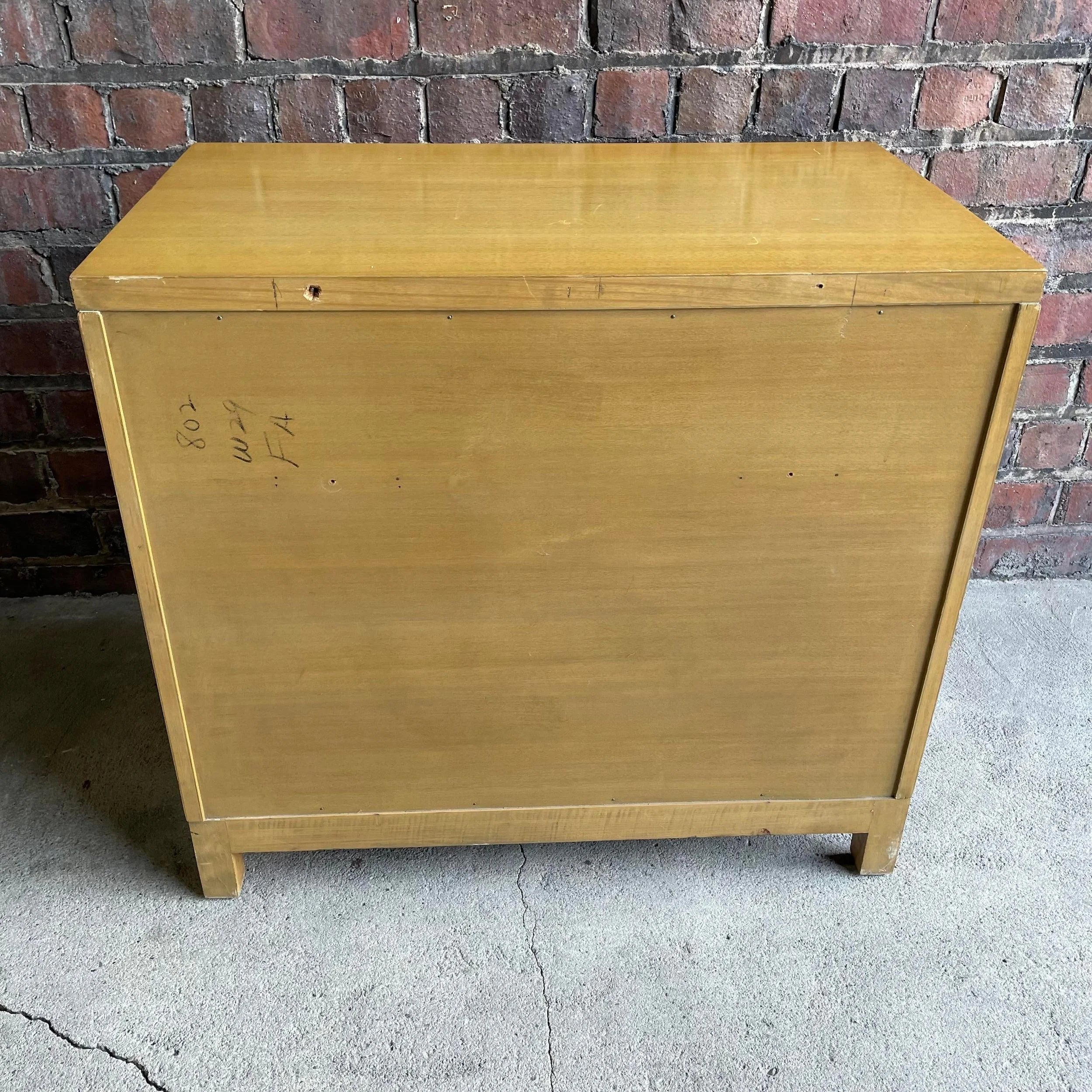 Widdicomb 3 Drawer Chest Cabinet With Brass Pulls