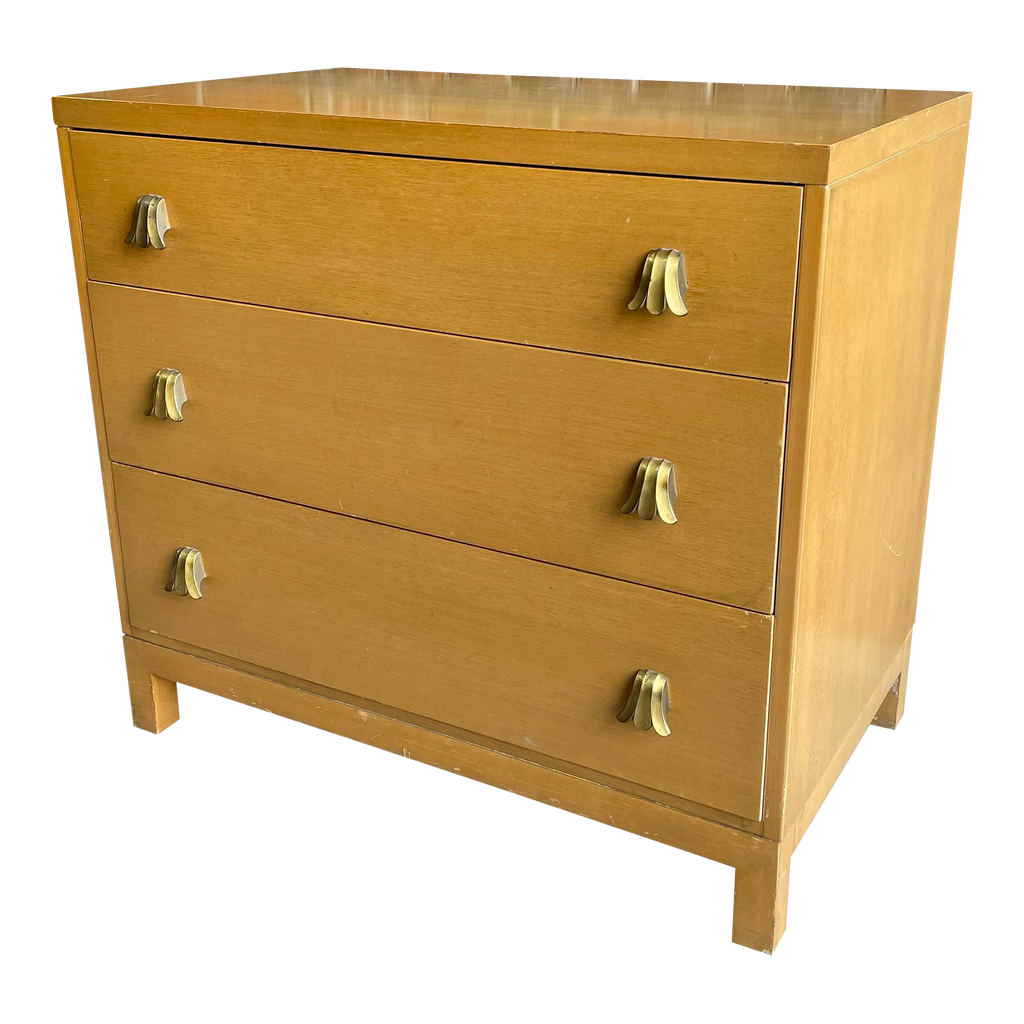 Widdicomb 3 Drawer Chest Cabinet With Brass Pulls