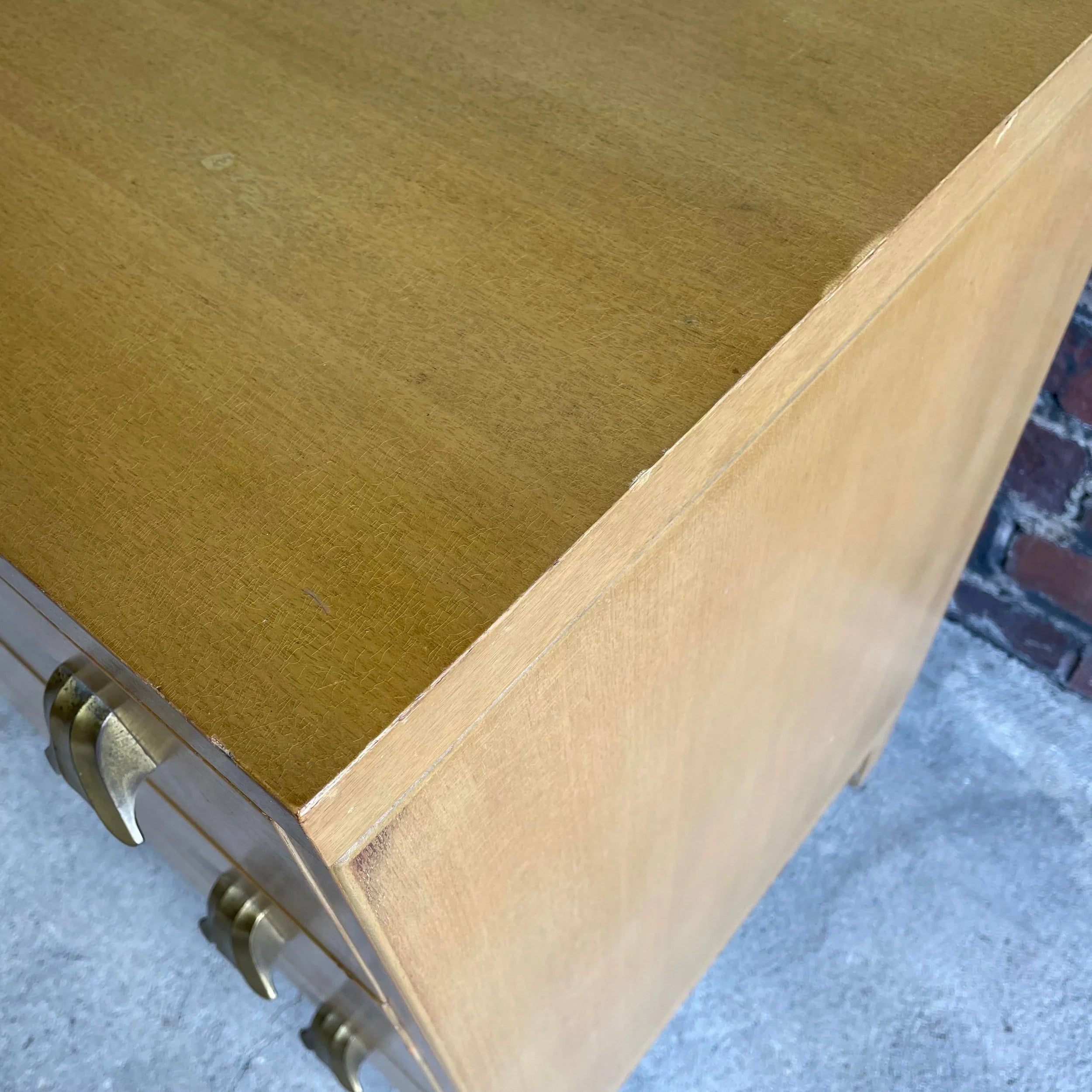 Widdicomb 3 Drawer Chest Cabinet With Brass Pulls