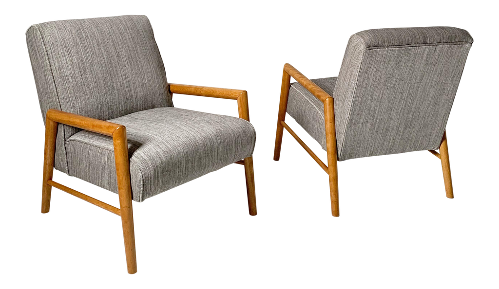 Pair of Leslie Diamond for Conant Ball Lounge Chairs