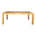 Milo Baughman Burlwood Dining Table Olive Wood