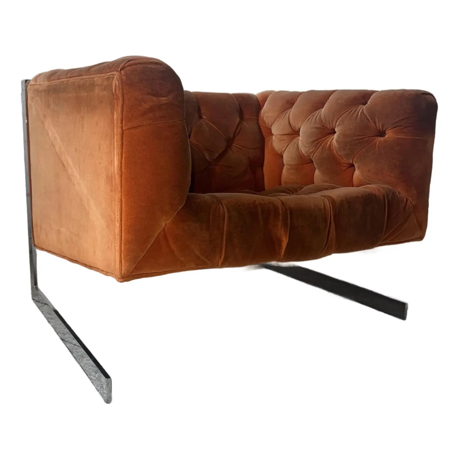 Milo Baughman Cantilever Lounge Chair