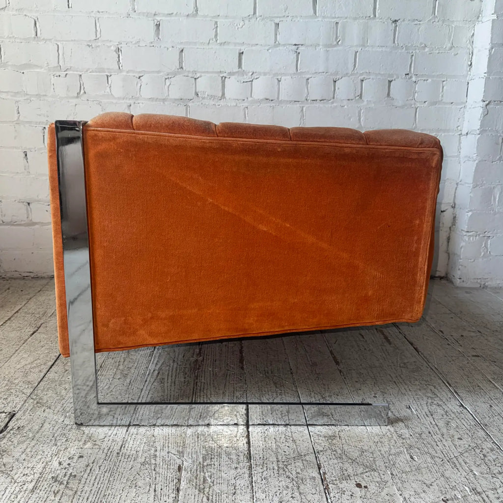 Milo Baughman Cantilever Lounge Chair