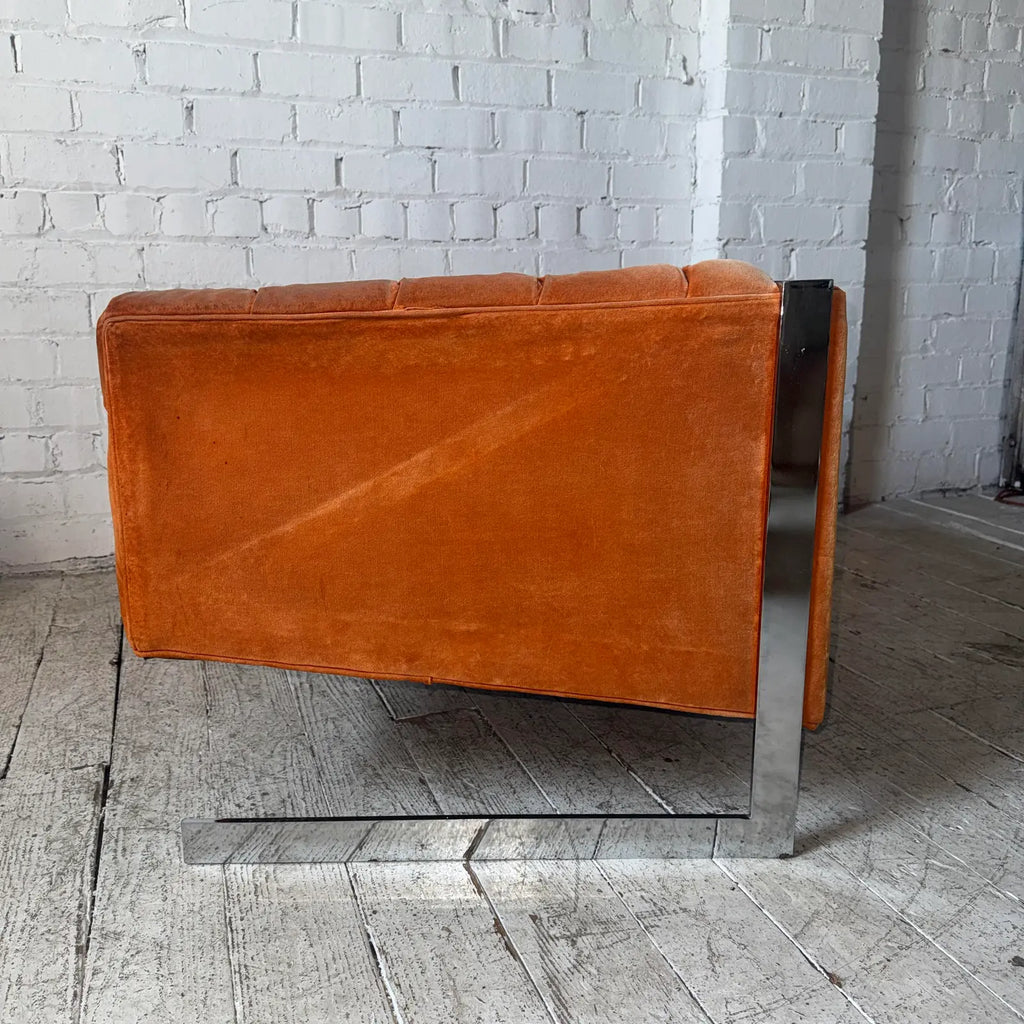 Milo Baughman Cantilever Lounge Chair